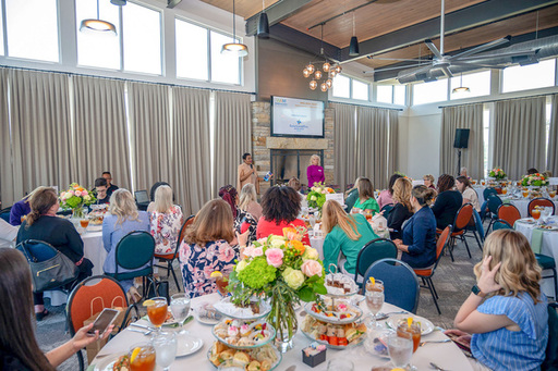 C'Ella Clayton with Trinity Falls welcomes guests